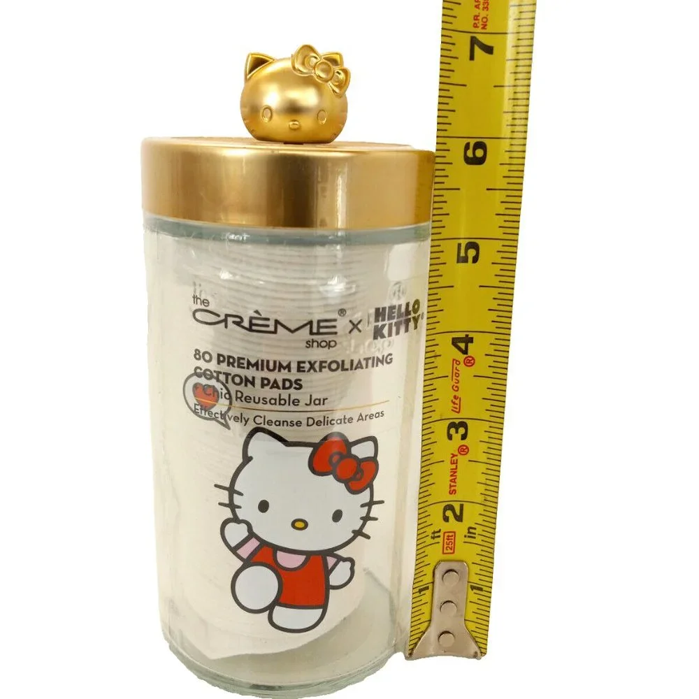 Hello Kitty x Creme Shop Beauty Bundle Cotton Pad Jars Headband Nail File Set